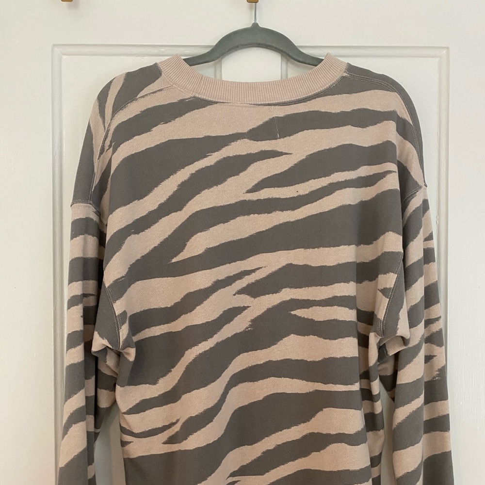 Animal print sweatshirt
